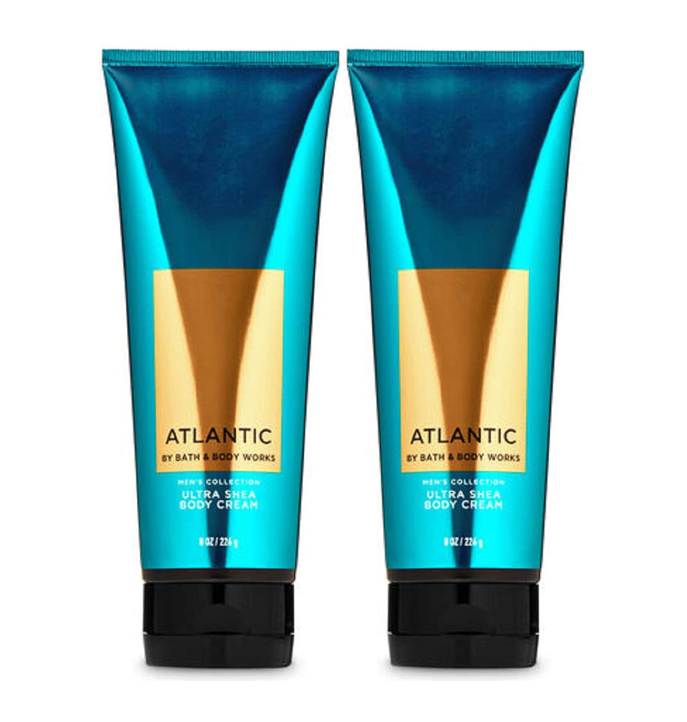 Bath & Body Works Atlantic crema Ultra Shea dúo de 8 oz para piel suave y humectada