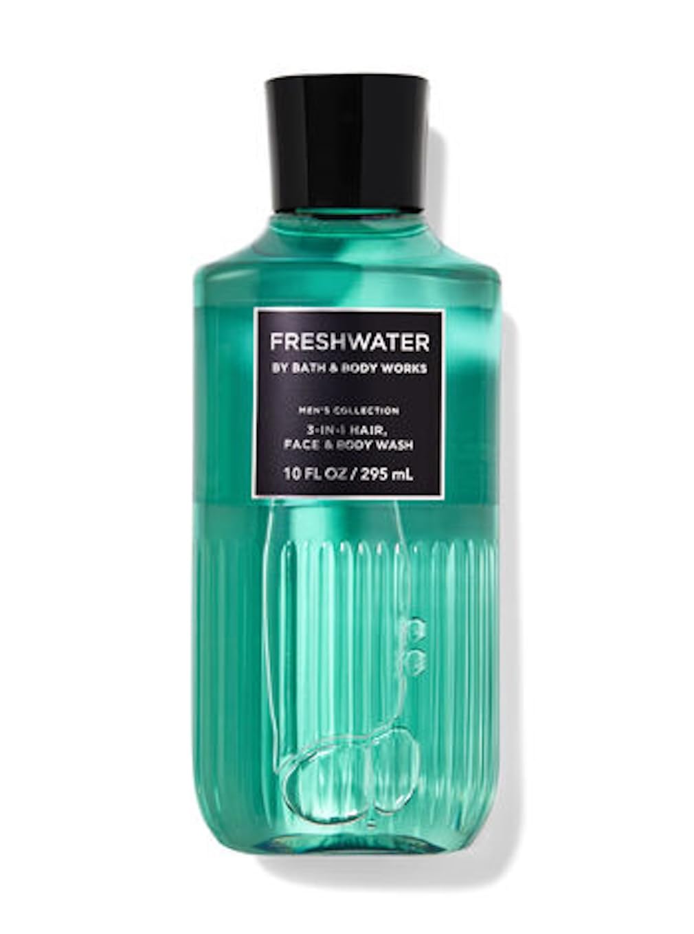 Bath & Body Works Bourbon 3-en-1 para hombres, champú y cuerpo, aroma agua fresca.