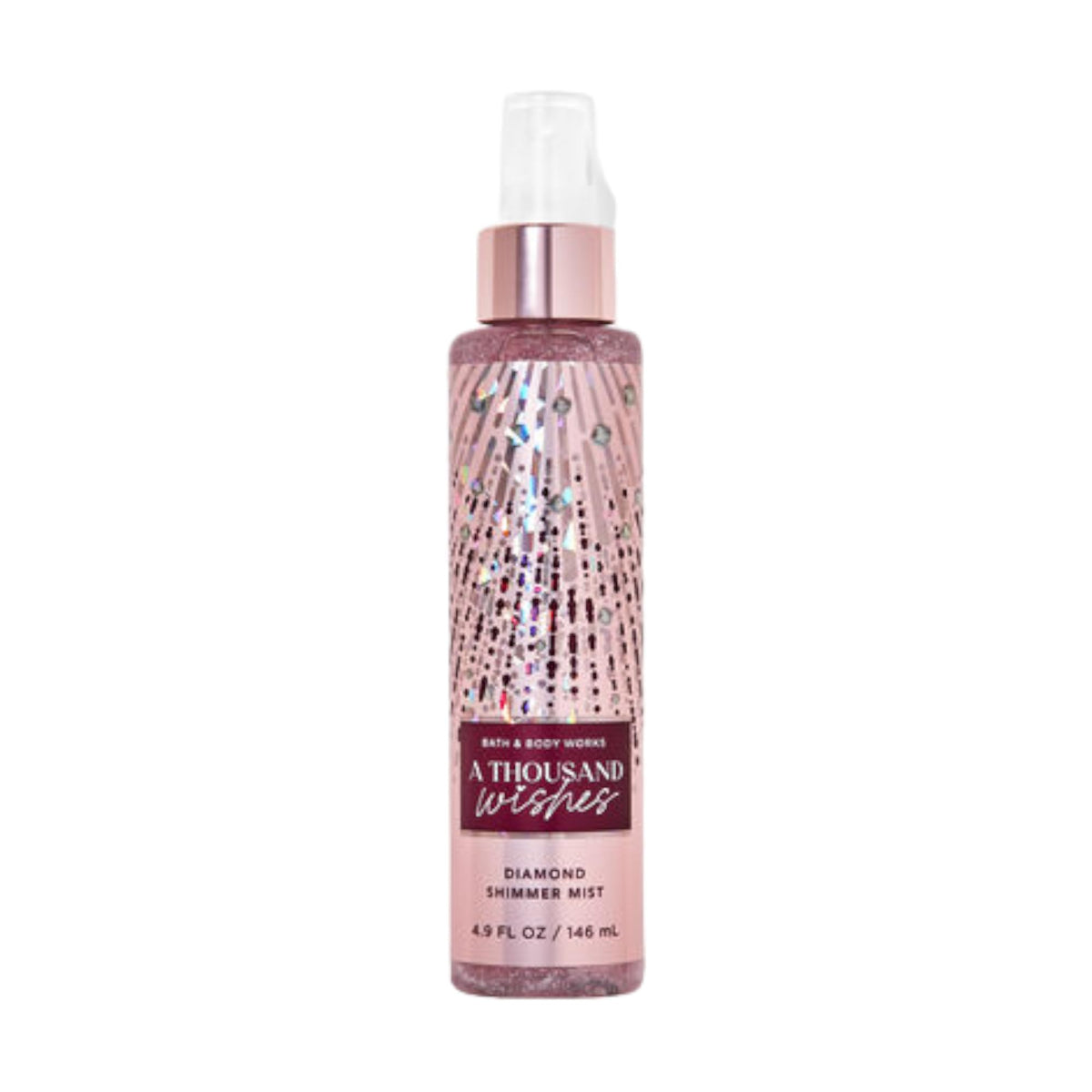Bath and Body Works Diamond Shimmer Mist, brillo diamante para uso diario y ocasiones.