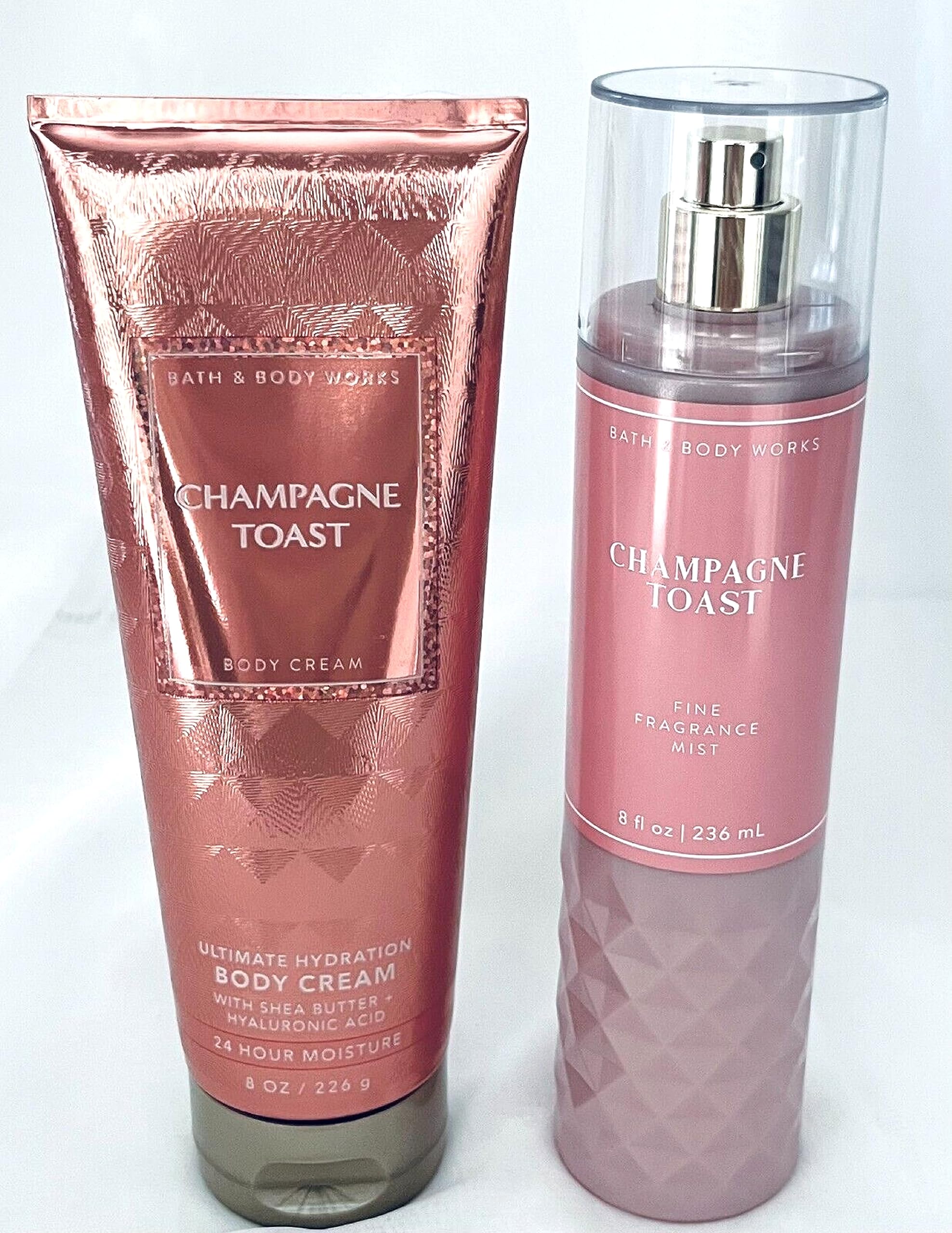 Bath & Body Works Champagne Toast crema Ultra Shea para hidratación suave y piel nutrida.