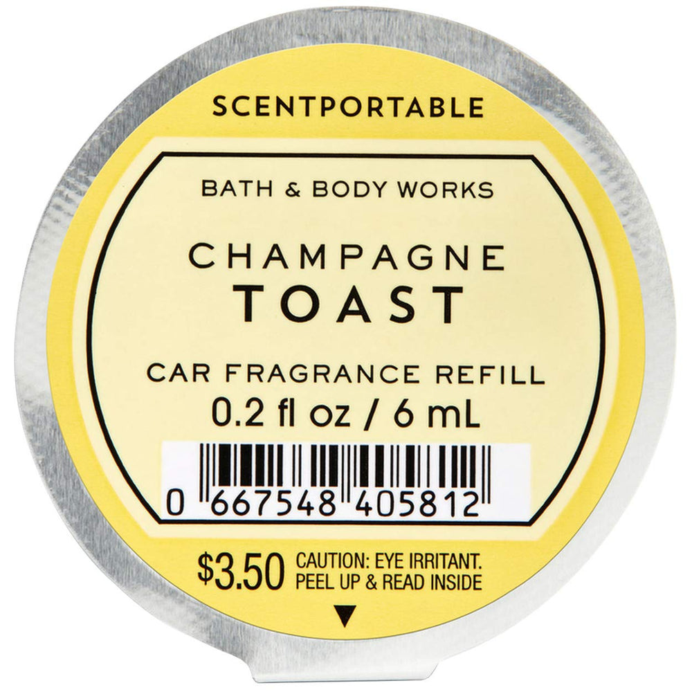 Bath & Body Works Champagne Toast recambio de fragancia para coche, duración de 4-6 semanas