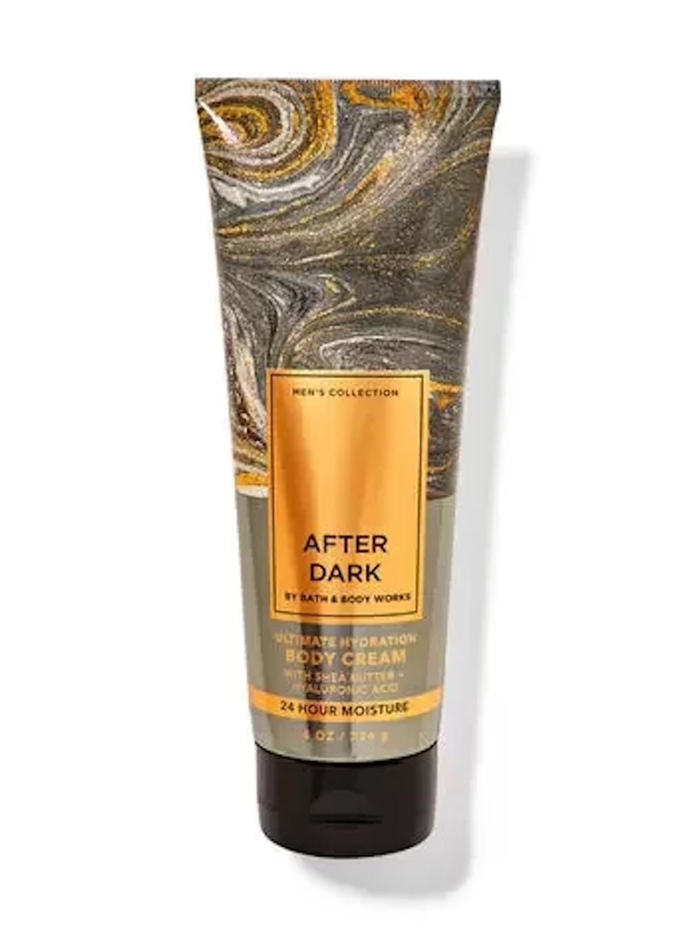 Bath & Body Works crema corporal con ácido hialurónico para hombres, hidratación ligera y absorción rápida.