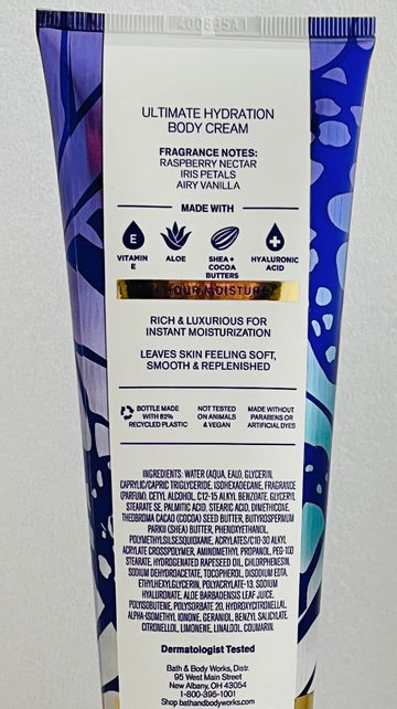 Conjunto de dos cremas Bath & Body Works Mariposa de 8 onzas, aroma duradero para la piel