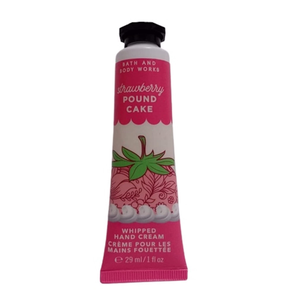 Bath & Body Works crema de manos manteca de karité fresa pastel, hidratación suave para uso diario