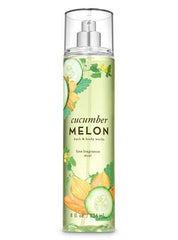 Bath & Body Works Cucumber Melon labels emphasize brand appeal for gifting.