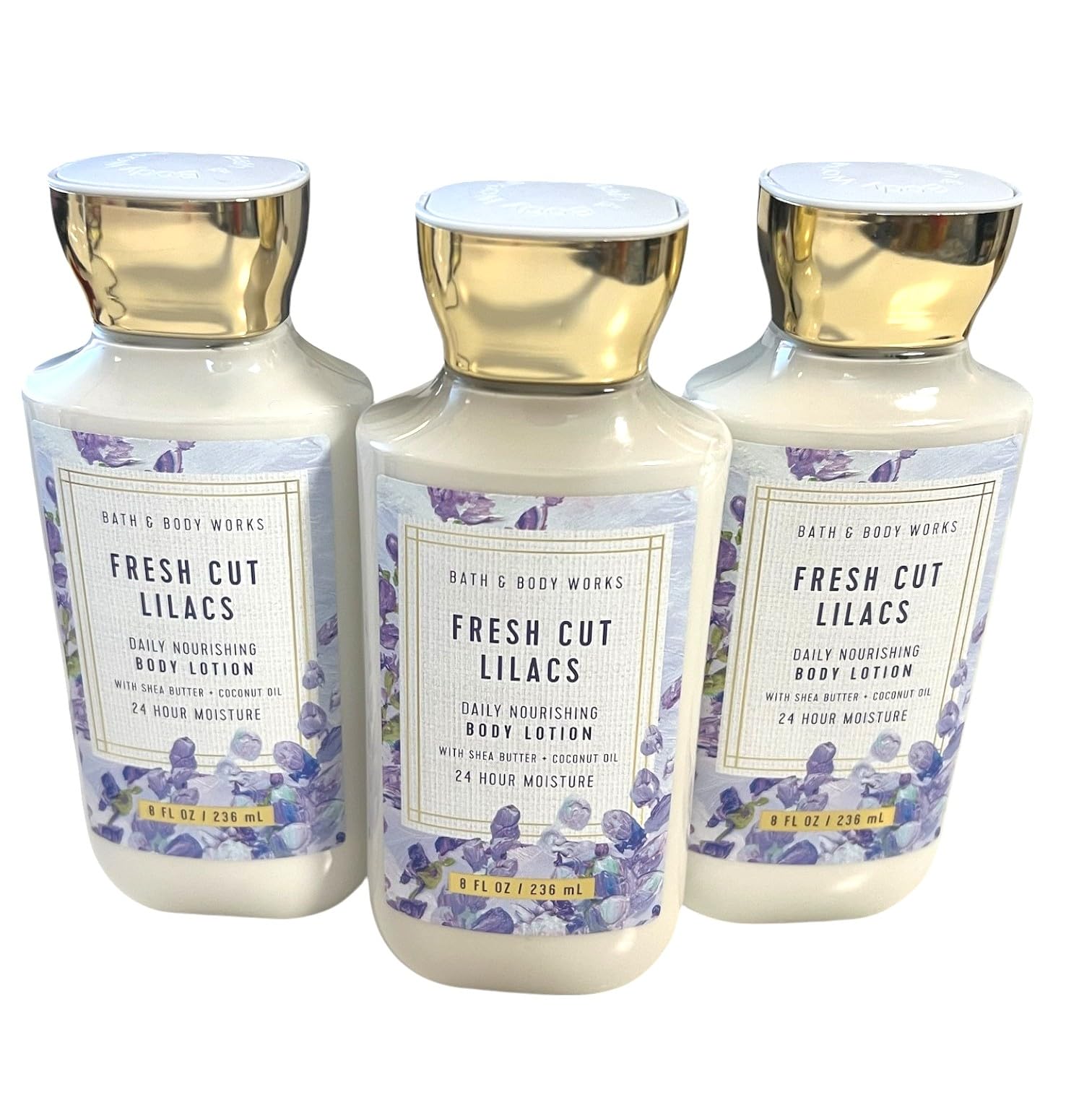 Bath & Body Works Ensemble de lotions Lilas Frais, parfait pour une routine hydratante.