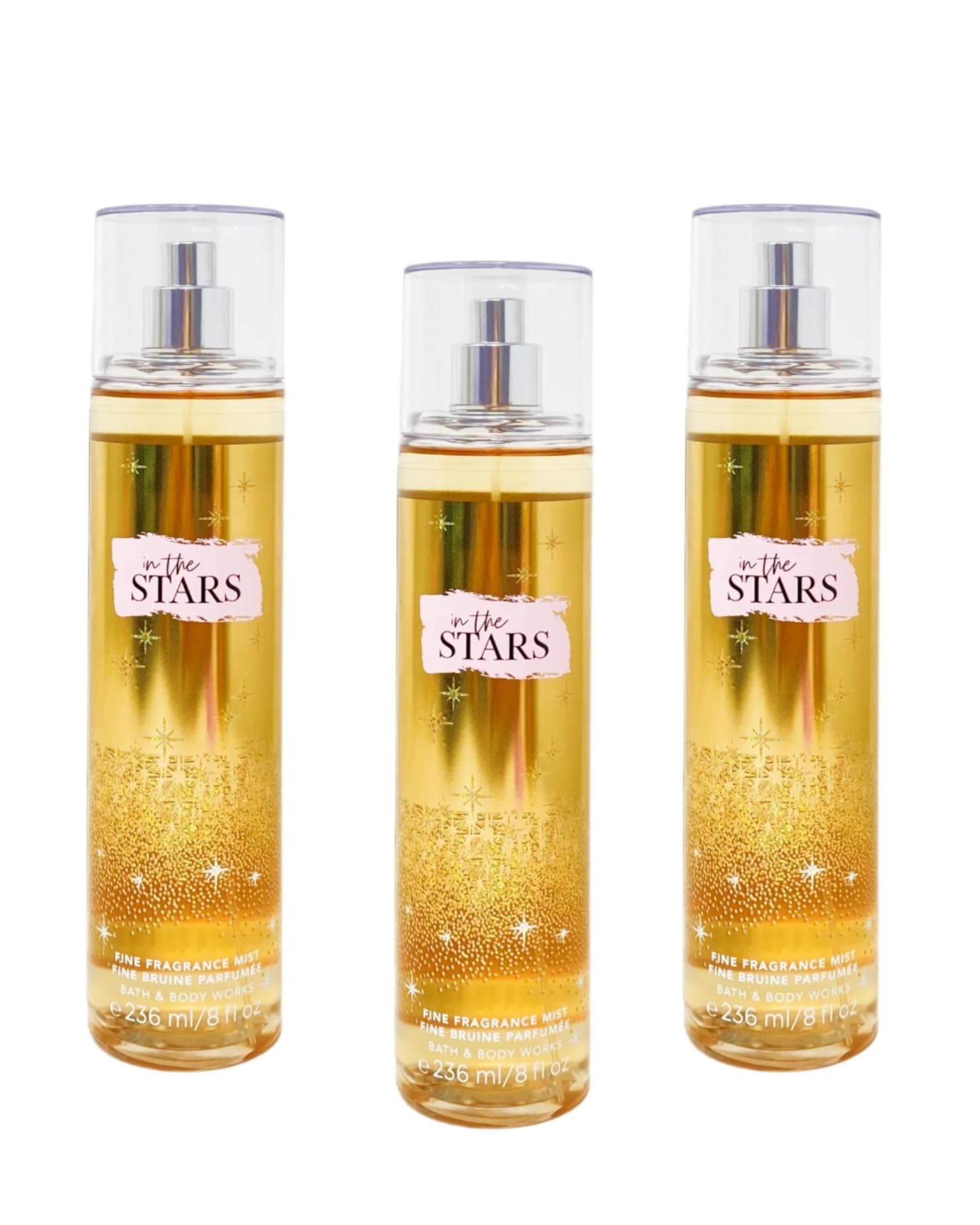 Bath & Body Works In The Stars diseño de embalaje atractivo para colección.