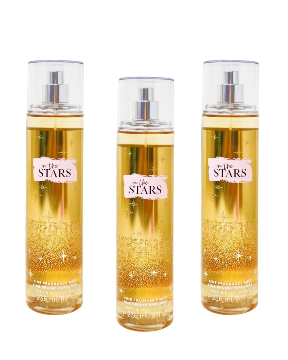 Bath & Body Works In The Stars diseño de embalaje atractivo para colección.