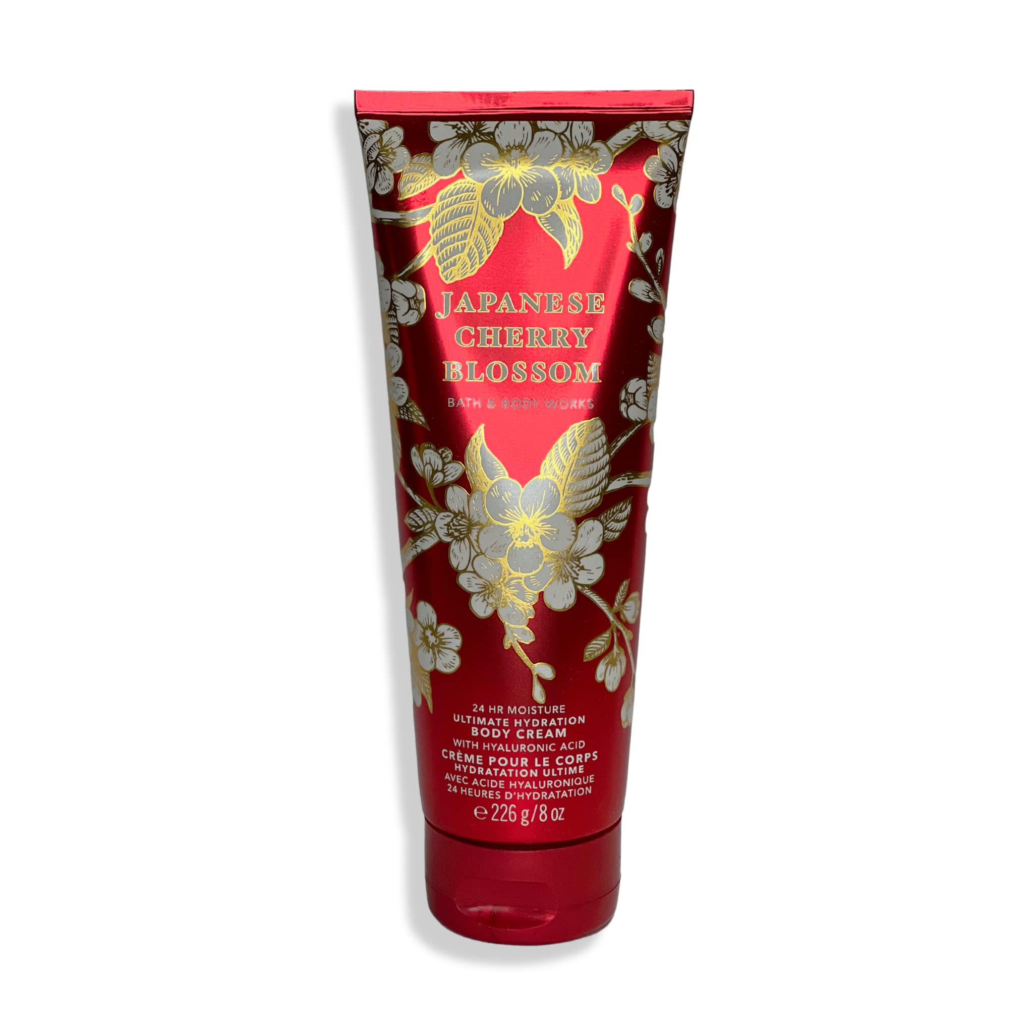 Bath & Body Works Japanese Cherry Blossom cream texture close-up with rich moisture