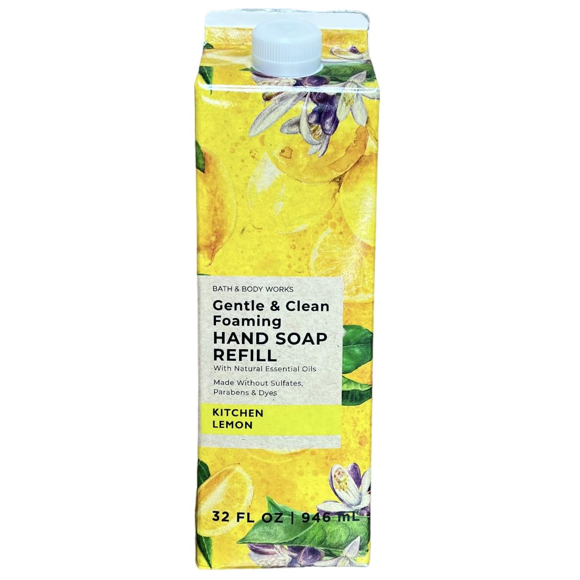 Bath & Body Works Kitchen Lemon flacon mousse, nettoyage doux et sensation de fraîcheur.