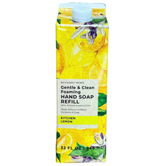 Bath & Body Works Kitchen Lemon flacon mousse, nettoyage doux et sensation de fraîcheur.