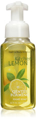 Bath & Body Works Limón de Cocina espuma suave derramándose, ideal para lavado de manos diario.