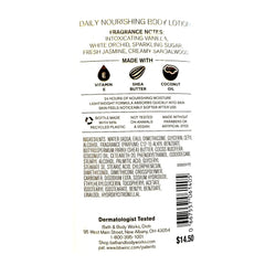 Bath & Body Works loción vainilla cálida, notas aromáticas para uso diario.