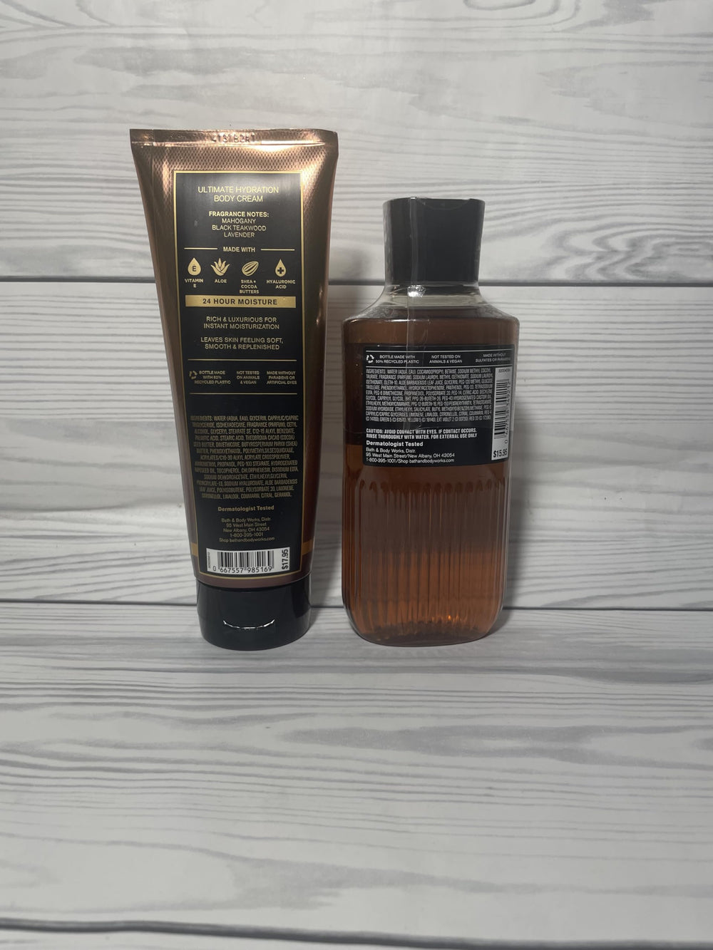 Bath & Body Works 3-in-1 wash with Pro-Vitamin B5 for convenient cleansing.