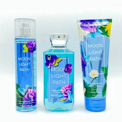 Moonlight Path coffret Bath and Body Works, emballage élégant pour cadeau raffiné.