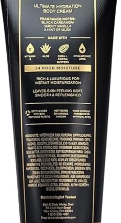 Bath & Body Works Noir cream texture closeup highlighting rich moisture.