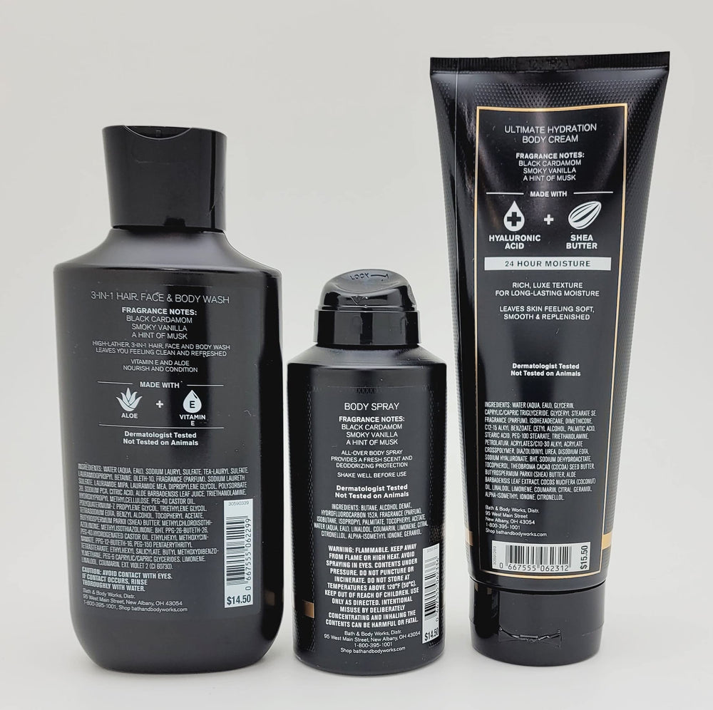 Bath & Body Works Noir spray corporal para uso diario y fresco