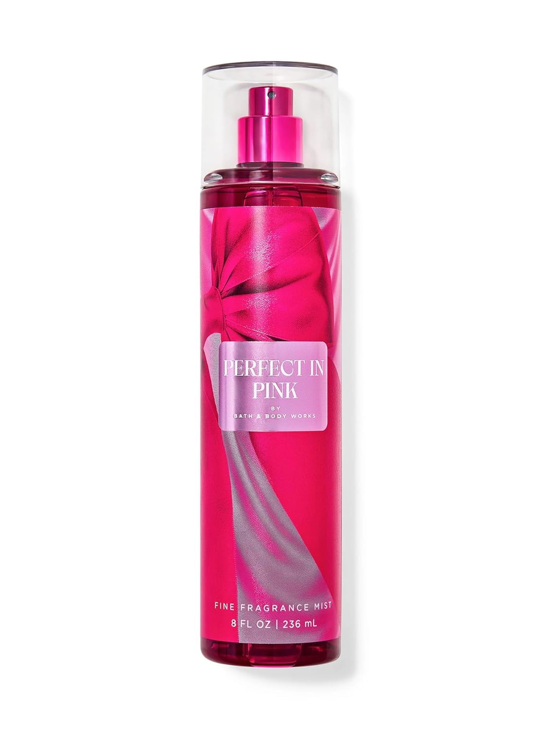 Frasco Bath & Body Works Perfect in Pink Bruma corporal perfumada para uso diario.