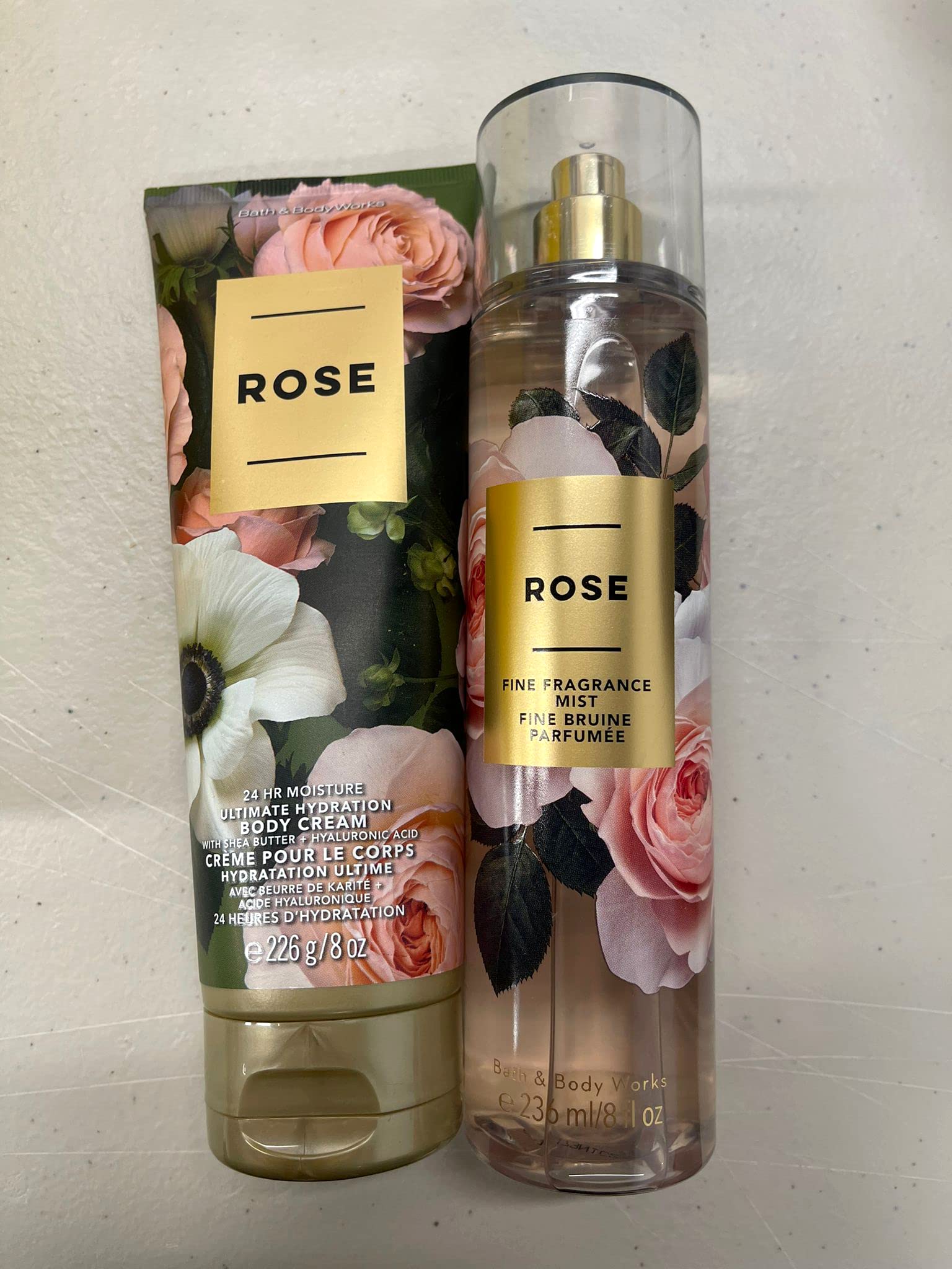Bath & Body Works Rose crema Ultra Shea, hidratación suave para piel seca