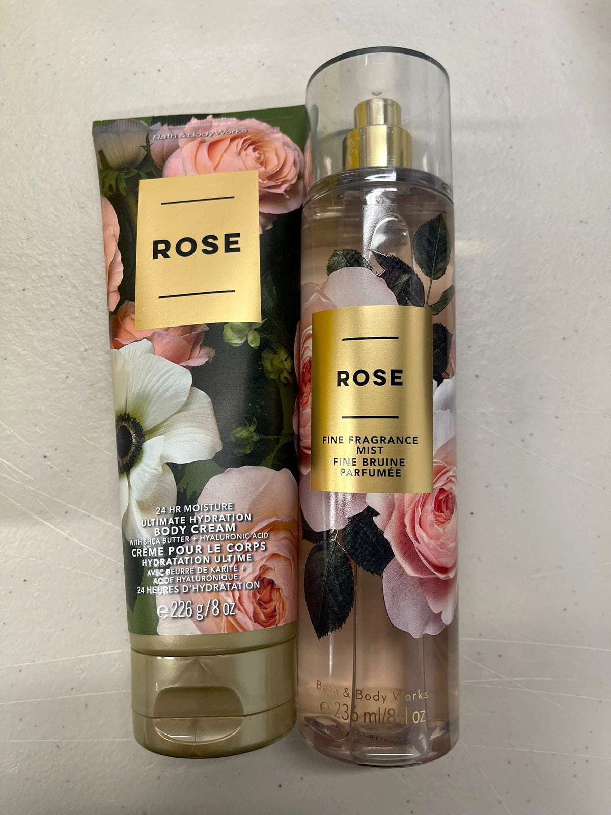Bath & Body Works Rose crema Ultra Shea, hidratación suave para piel seca