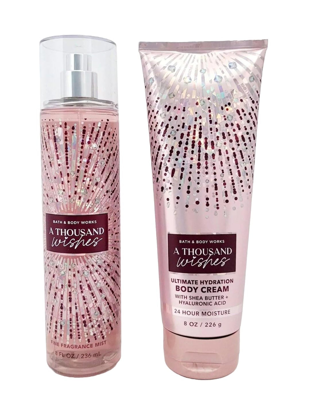 Brume parfum Bath & Body Works A Thousand Wishes, parfum léger et durable.