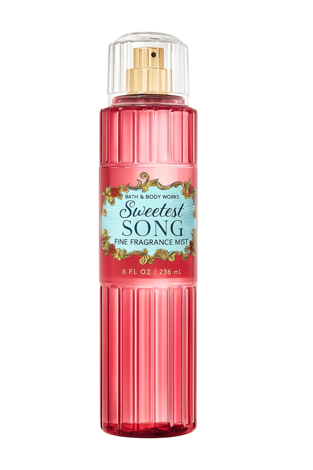 Bath & Body Works Sweetest Song, bruma perfumada fina, ideal para uso diario y combinar con otras fragancias.