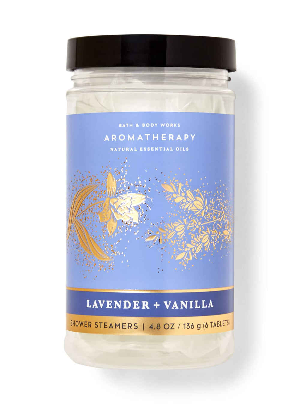 Bath & Body Works tableta para ducha lavanda y vainilla, aroma relajante