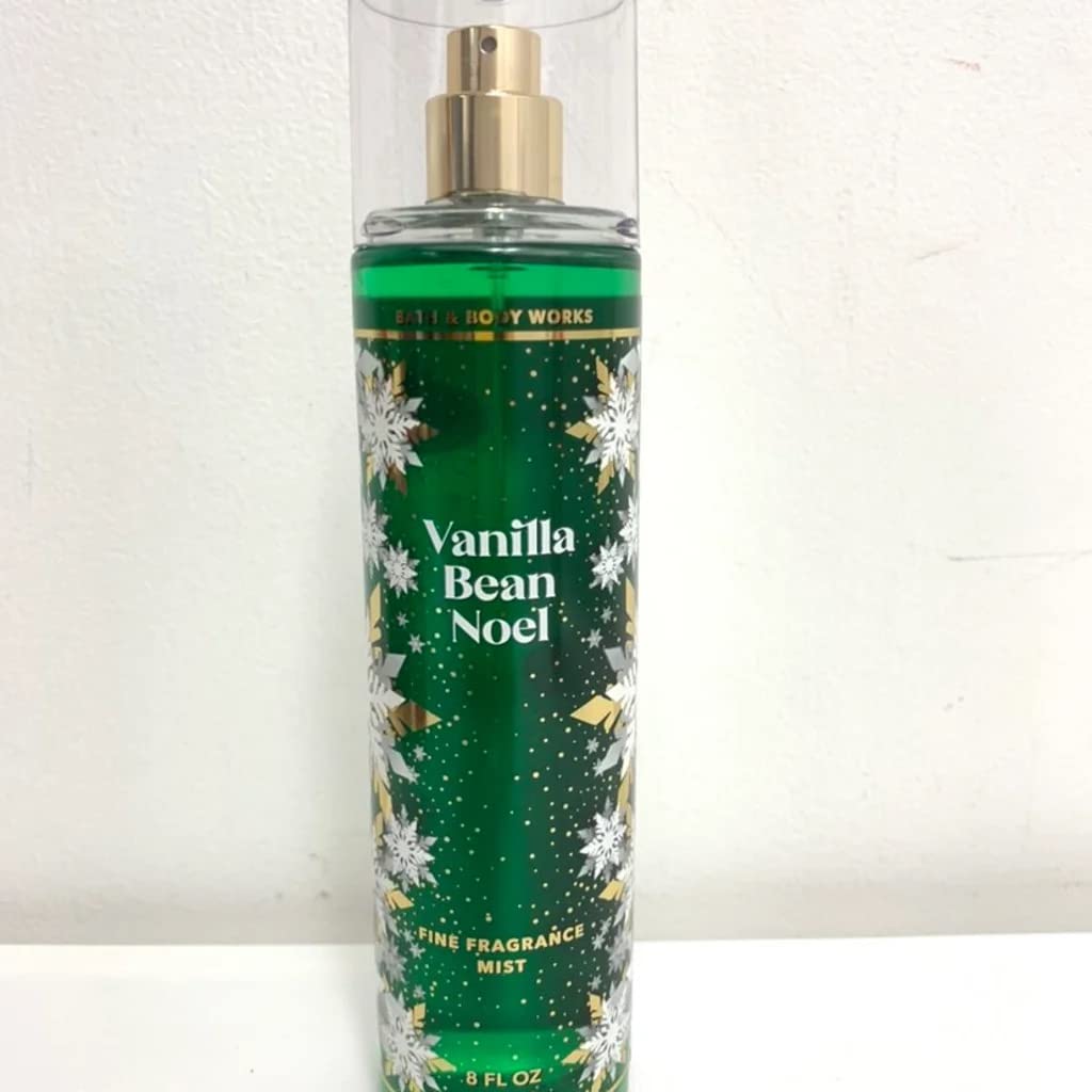Bath & Body Works Vanilla Bean Noel mist fragancia fina para perfumar el cuerpo en fiestas navideñas.