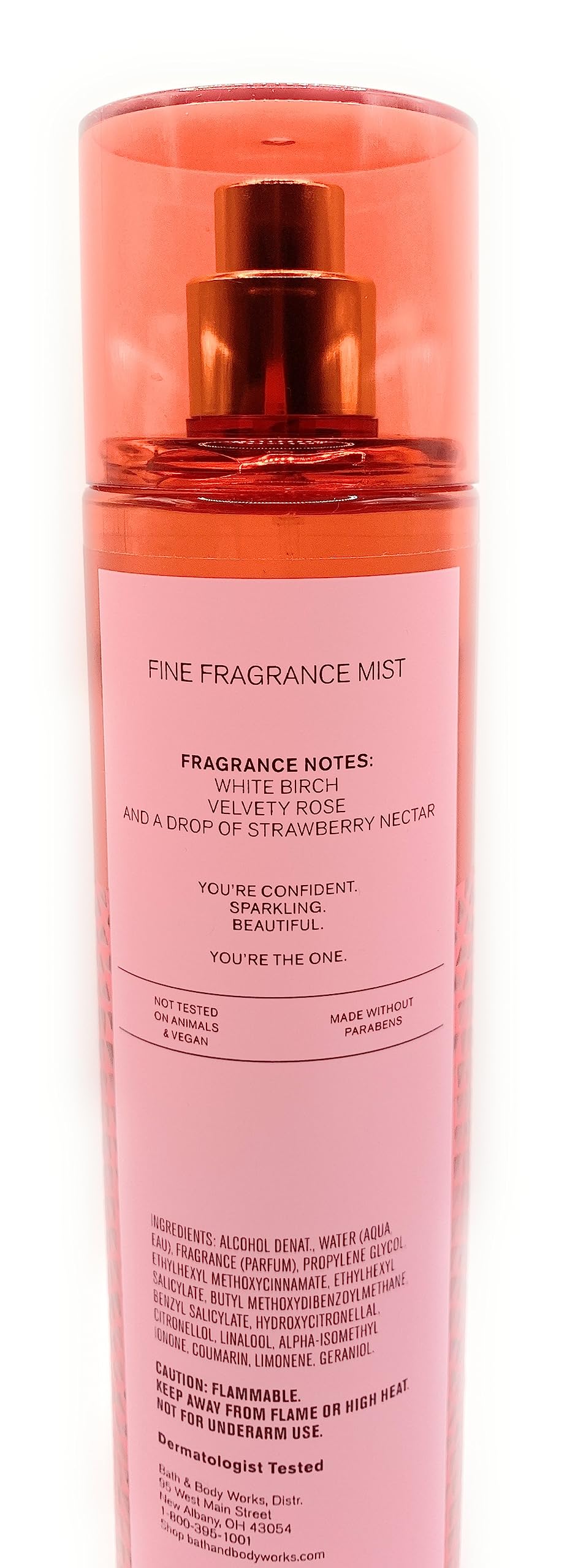 Bath & Body Works You're The One – aplicación del spray para perfumar rápidamente