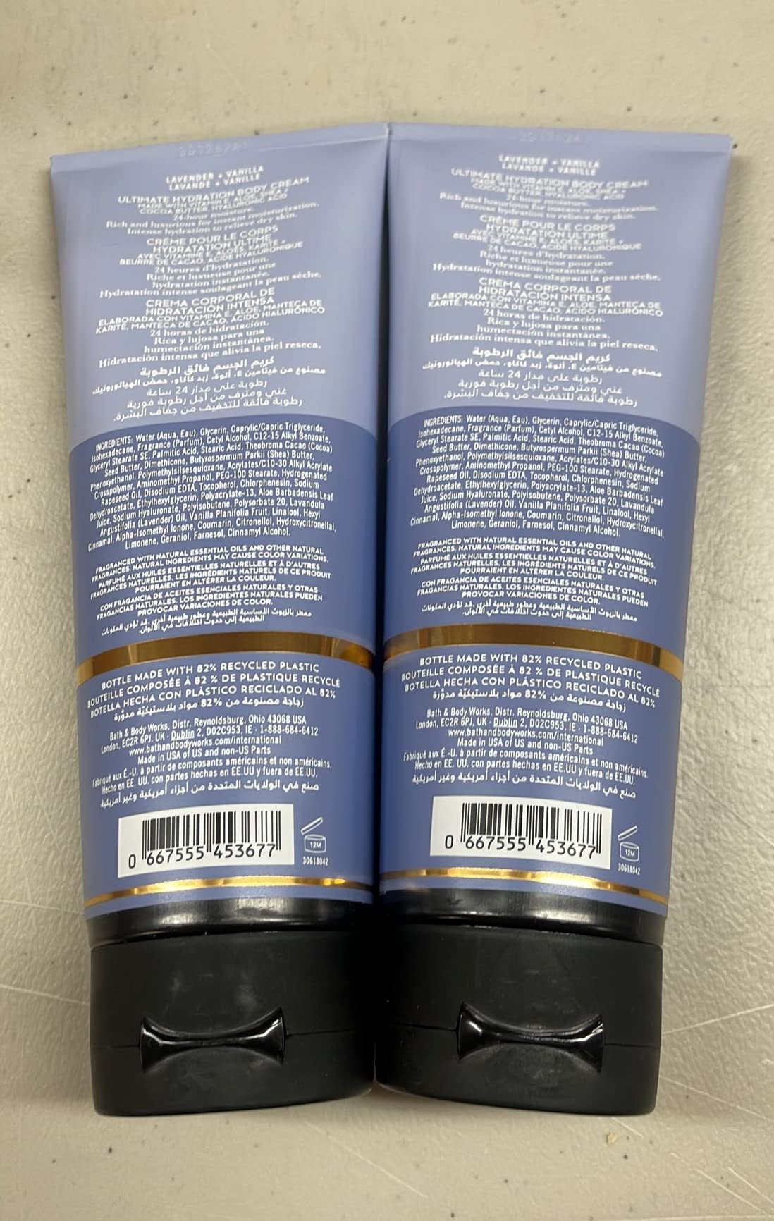 Bath & Body Works Aromaterapia tarro Lavanda-Vainilla con hidratación profunda