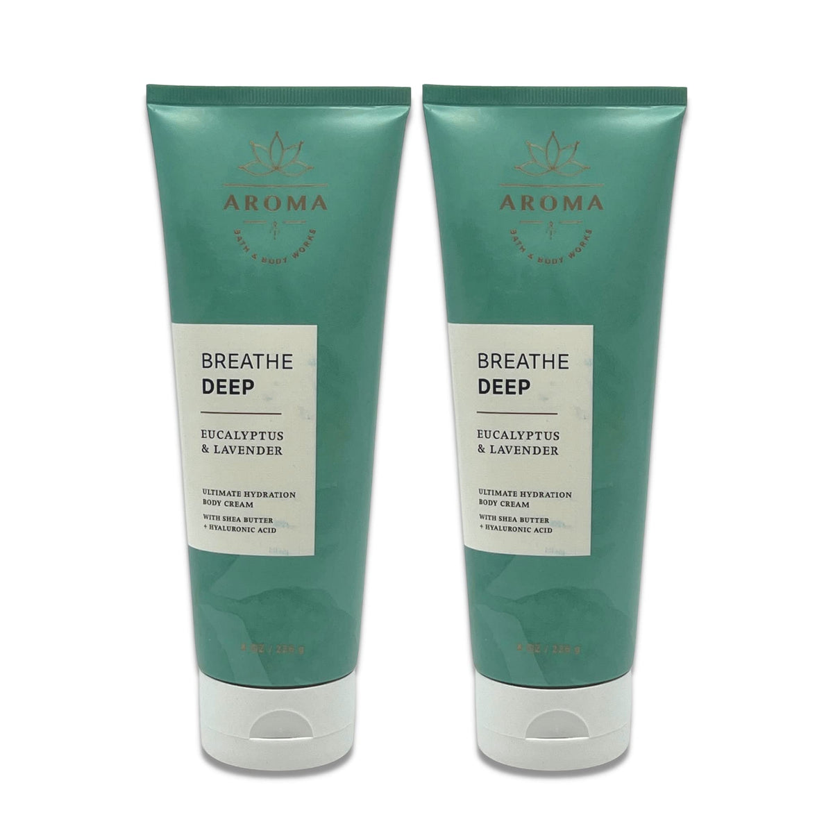 Bath & Body Works Aromathérapie Respire Profondément Eucalyptus Lavande – crème hydratante riche pour la peau.