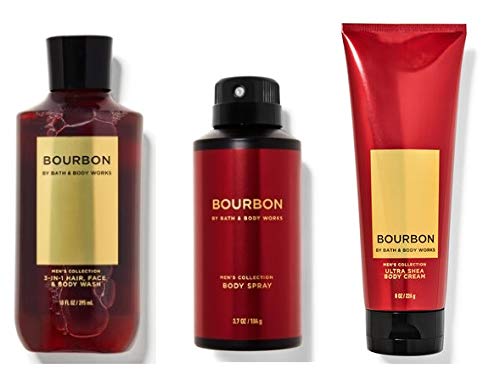 Ritual diario Bourbon Bath & Body Works con fragancia sutil.