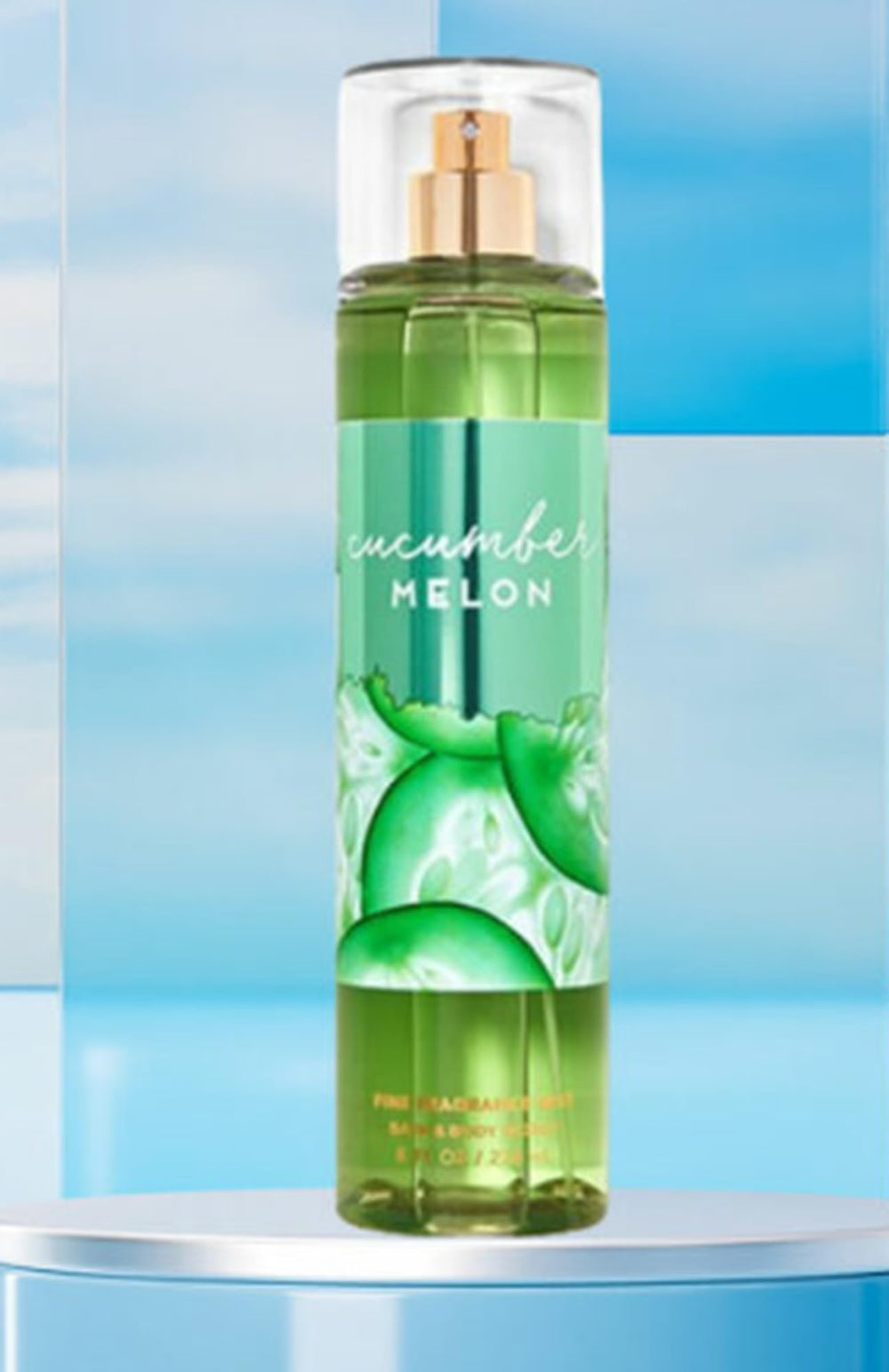 Bath & Body Works Pepino y Melón bruma fragancia armario ambiente fresco