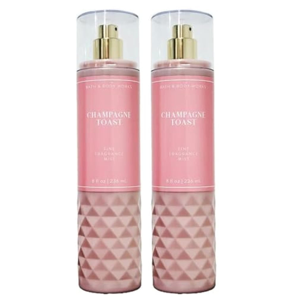 Bath & Body Works Champagne Toast bruma fina en dúo para uso diario y ocasiones festivas.