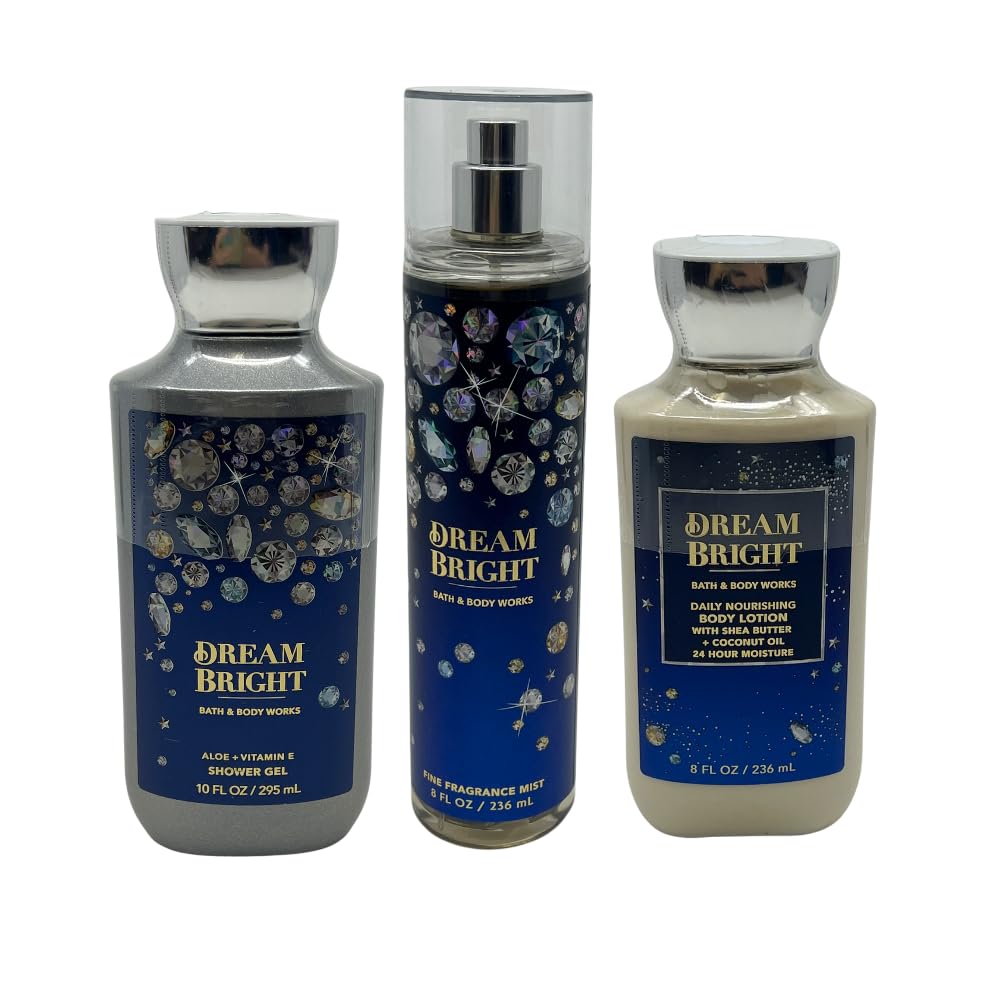 Bath & Body Works Dream Bright loción corporal, hidratación 24 horas y textura ligera