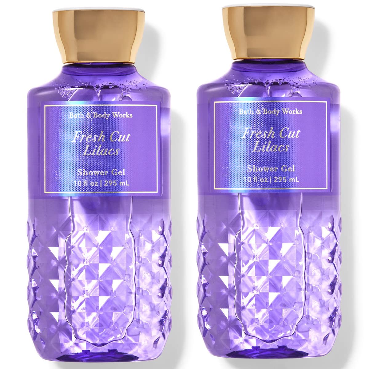Bath & Body Works Lilas Frescas: gel de ducha en pack doble de 10 onzas para uso diario.