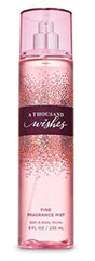 Bath & Body Works Mil Deseos, niebla perfumada, spray corporal ideal para ocasiones.