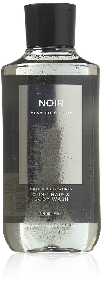 Bath & Body Works Noir frasco 10 oz, diseño elegante, ideal para ducha diaria.