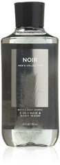 Bath & Body Works Noir frasco 10 oz, diseño elegante, ideal para ducha diaria.