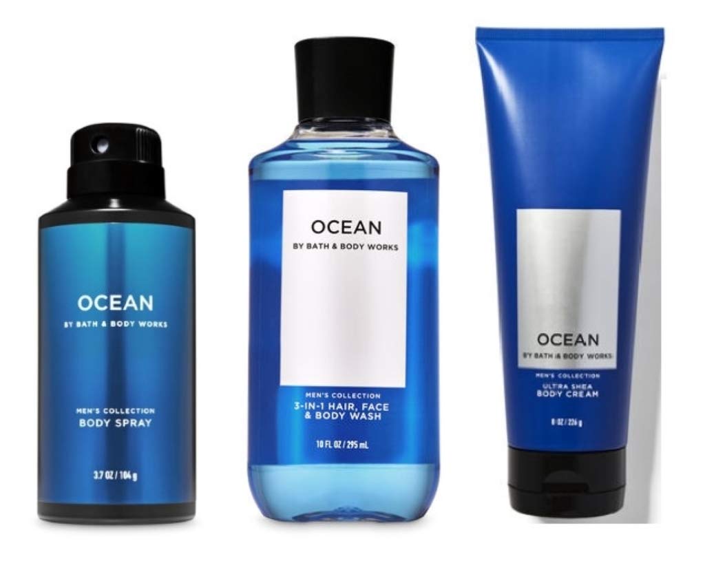 Bath & Body Works Ocean emballage – présentation élégante pour cadeau.