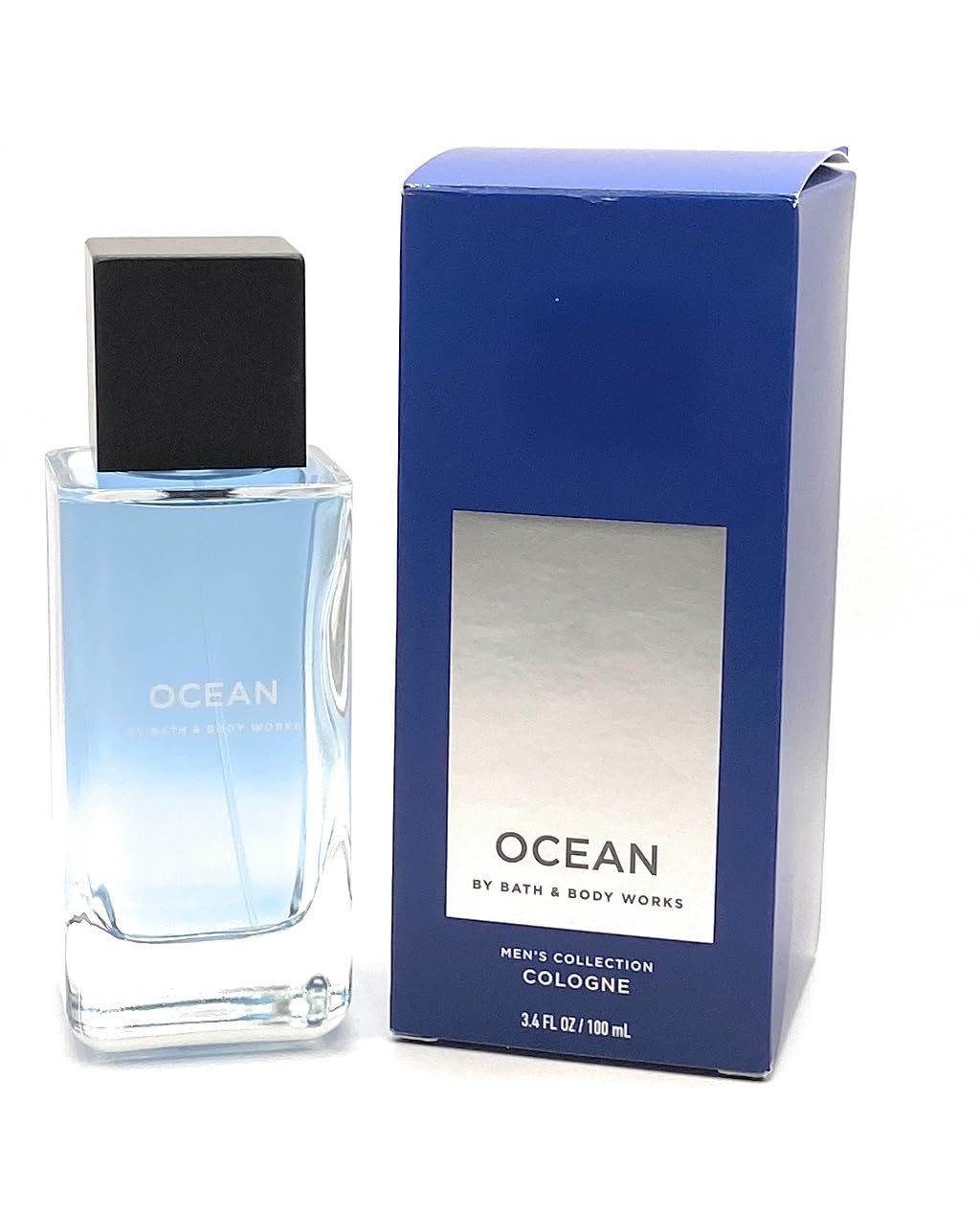 Bath & Body Works Ocean para hombre, frasco elegante, fragancia fresca para uso diario.