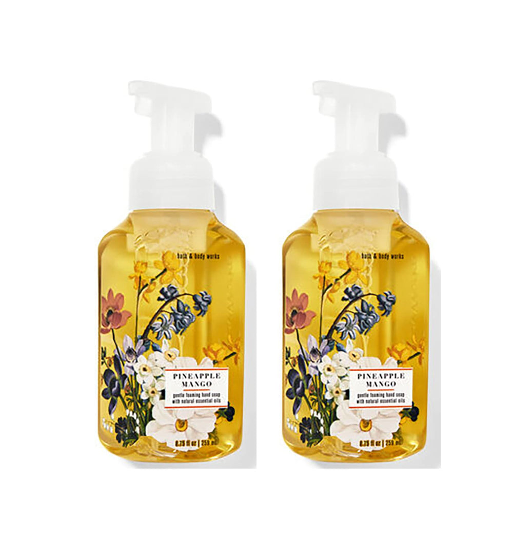 Bath & Body Works Piña Mango: jabón de manos espumoso para limpieza suave y aroma fresco