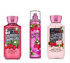 Bath & Body Works Strawberry Pound Cake – gel douche pour peau douce et parfum agréable.