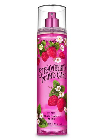 Bath & Body Works Strawberry Pound Cake – lotion corporelle pour hydratation veloutée et parfum.