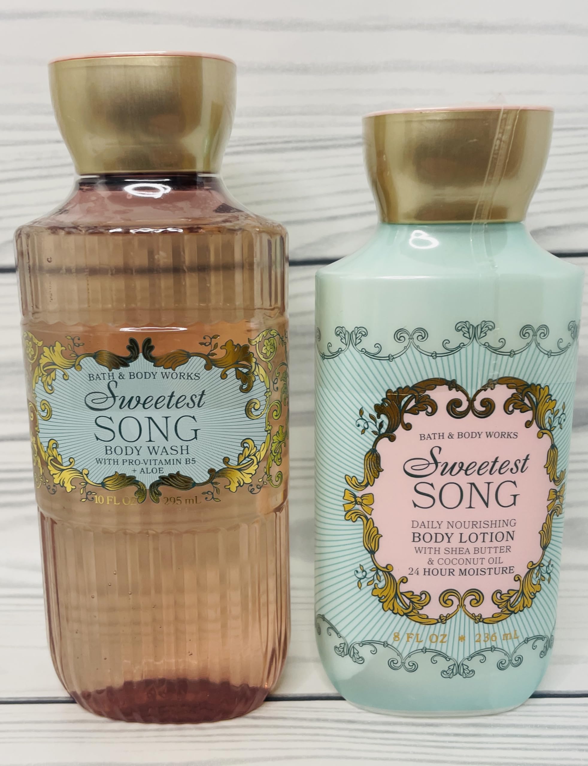 Gel de ducha Bath & Body Works Sweetest Song, espuma cremosa y aroma duradero.