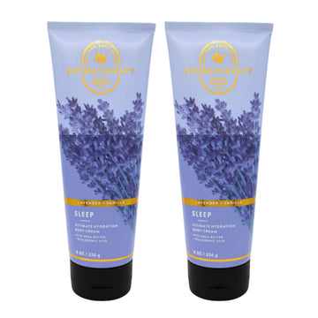 Bath & Body Works Ultra Shea Crema Corporal lavanda y vainilla, hidratación y aroma relajante para la piel.