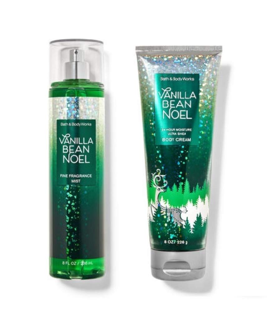Bath & Body Works Vanilla Bean Noel mist 8 oz, aroma duradero para el día