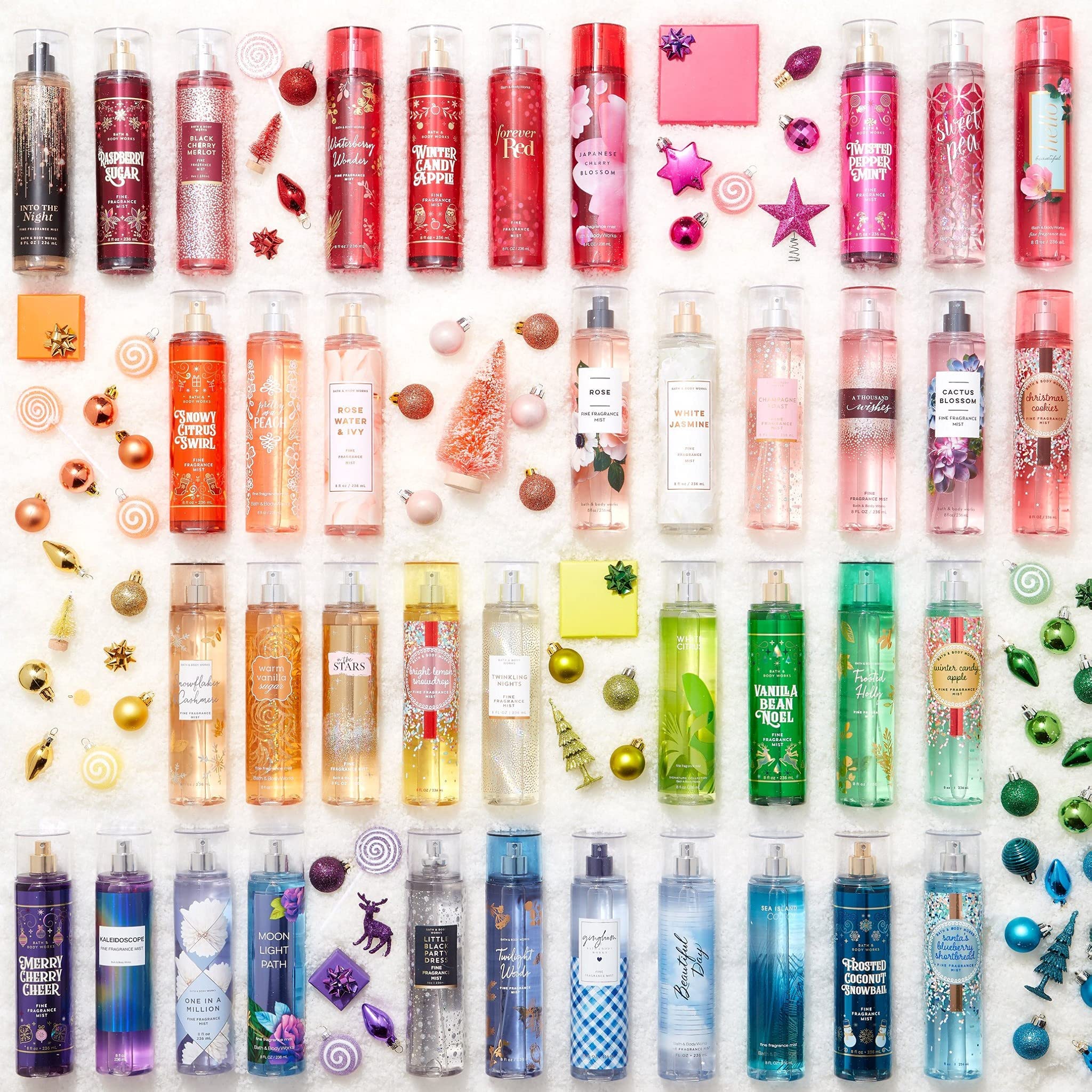 Bath & Body Works Velvet Sugar, detalle de la textura de la fórmula en la etiqueta.