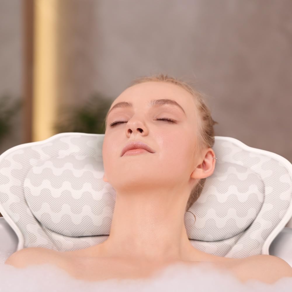 Bath Haven, oreiller bain robuste et durable pour longues sessions