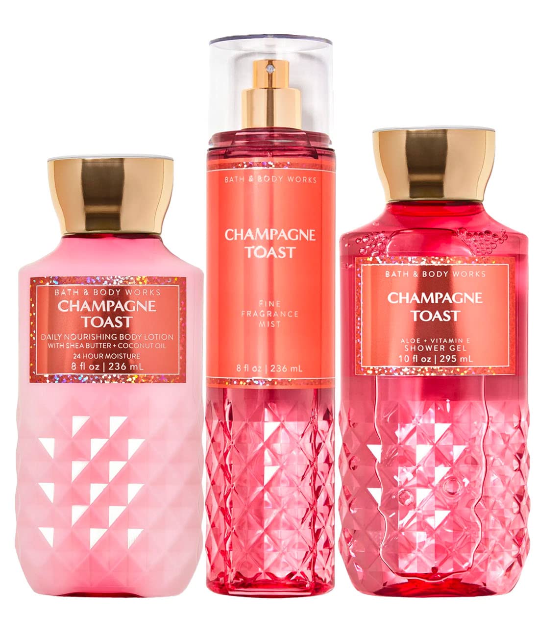 Champagne Toast de Bath & Body Works, gel de ducha suave para hidratar y despertar la piel.